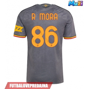 Lacne Muži Futbalové dres AS Roma Rodrigo Mora #86 2026-27 Krátky Rukáv - Tretina
